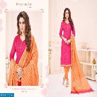 Smit Traditional Wholesale Cotton Work Dress Material